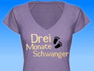 3-Monate-Schwanger-Shirt