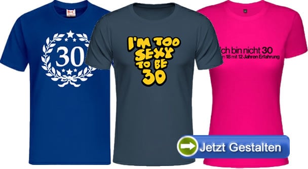 30-Jahre-Shirts