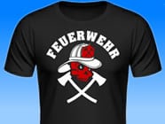 Feuerwehr-Totenkopf-Shirt