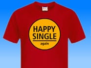 Scheidung-Happy-Single-Shirt