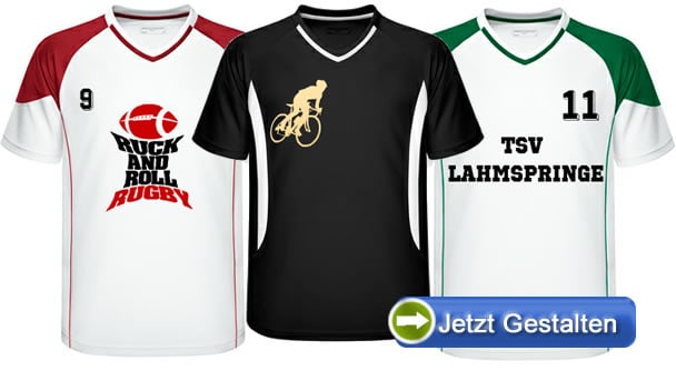 Mannschafts trikots sale selbst gestalten